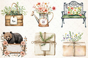 Rustic Mothers Day Clipart, an Illustration by Libby Wishes (Thumbnail 5 of 7)