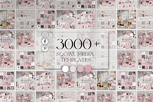 Pink Instagram Canva Mega Bundle