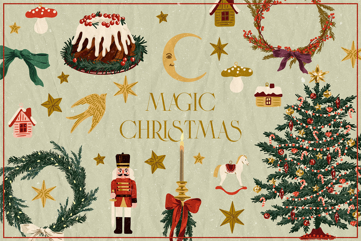 Magic Christmas, a Seasonal Illustration by NKTN (Photo 1 of 5)