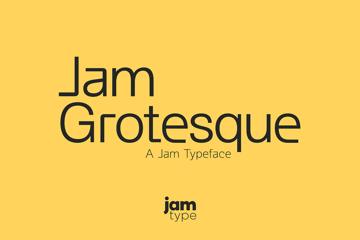 Jam Grotesque Alt, a Sans Serif Font by JAM Type (Photo 1 of 11)