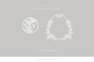 Romantique Frame And Crest Set