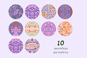 Renaissance Garden Patterns & Fonts, a Pattern Graphic by Liz Kohler Brown (Thumbnail 2 of 16)