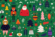 BEST CHRISTMAS BUNDLE 16 PRODUCTS, an Animal Illustration by MoleskoStudio (Thumbnail 13 of 56)