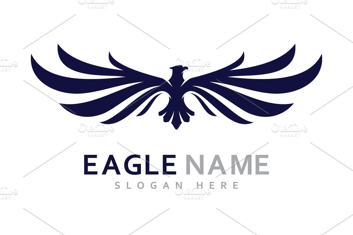 Eagle Logo Design Vector  Eagle wing, a Branding & Logo Template by T.Vooka