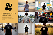 Tshirt Collection Mockup Set, a Shirt Mockup by DOBE Studio (Thumbnail 1 of 12)