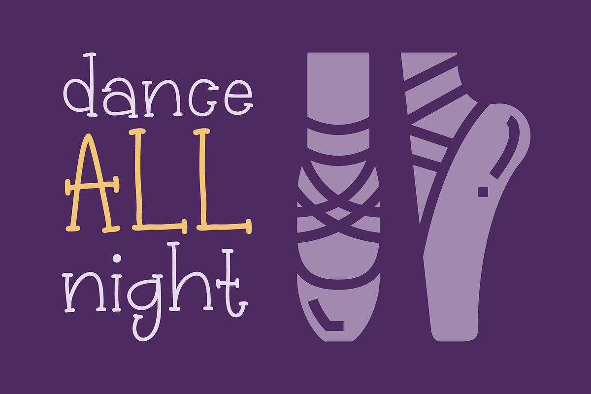 Wild Twilight Cute Typewriter Font, a Serif Font by Dancing with Ink (Photo 15 of 19)