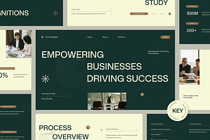 Management Consulting Keynote, a Presentation Template by fakhroo