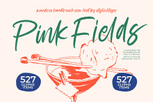 Pink Fields Modern Handbrush Font