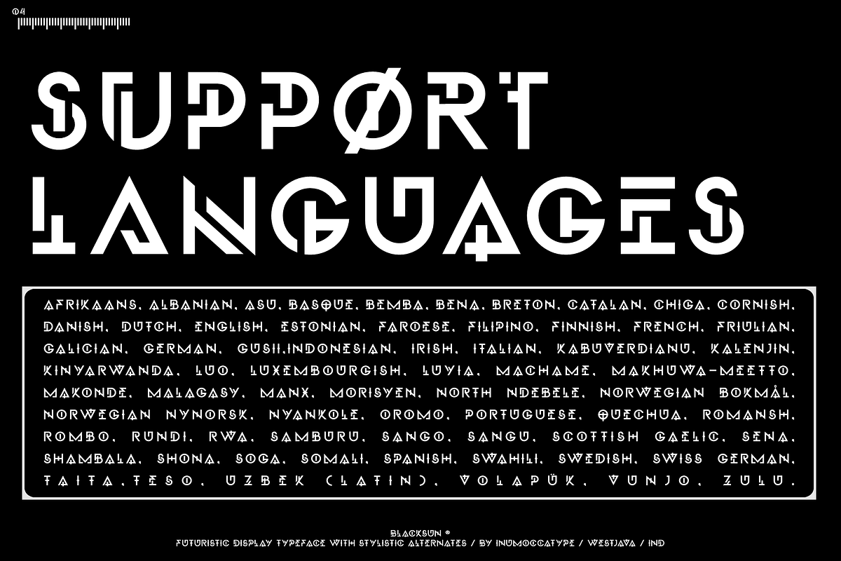 BlackSun, a Font by inumocca_type (Photo 8 of 11)