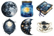 Midnight Black Halloween Clipart, an Illustration by Daily.Designs (Thumbnail 5 of 5)
