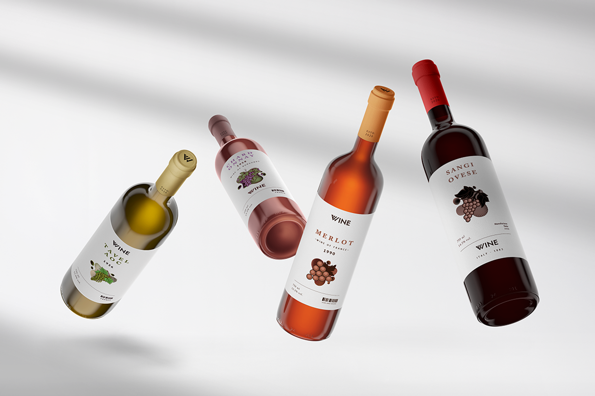Product Labels • Wine, a Stationery Template by TheFeture (Photo 3 of 10)