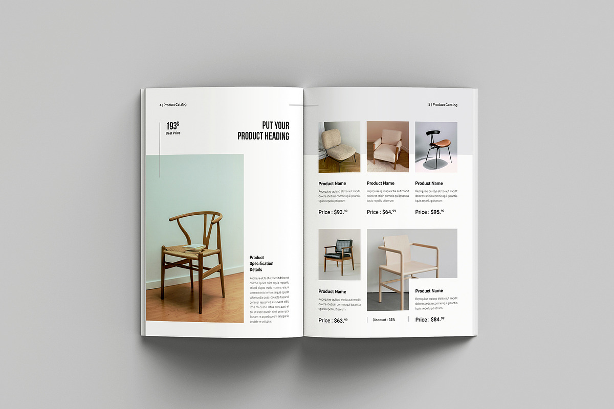 Catalog Brochure Template, a Brochure Template by Spark_Creative (Photo 3 of 12)