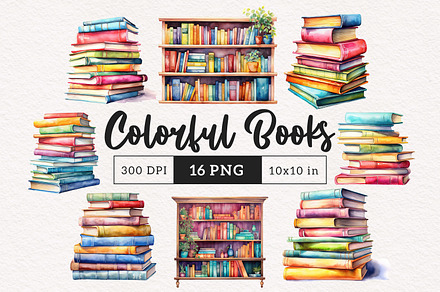 Stack of Books PNG, an Object Illustration by PaintPixelCo