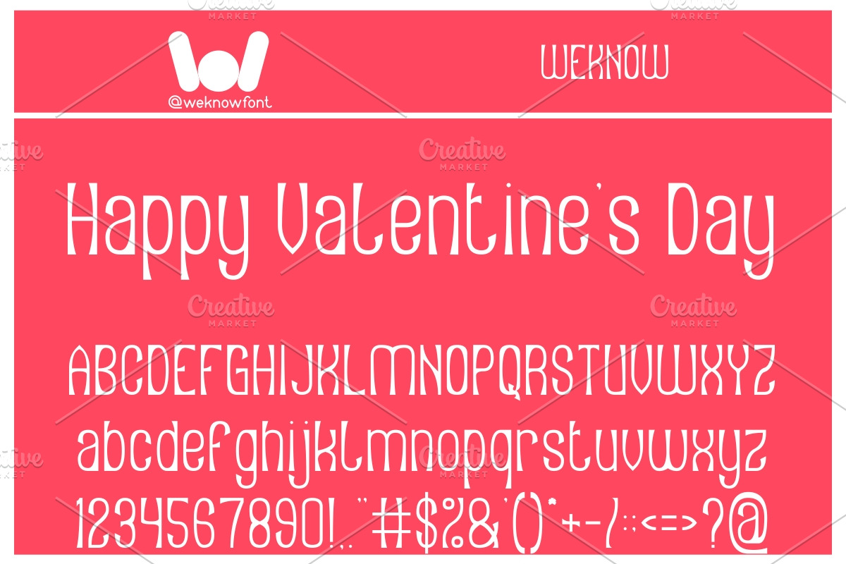 Beautiful Faces font, a Font by weknow (Photo 5 of 5)