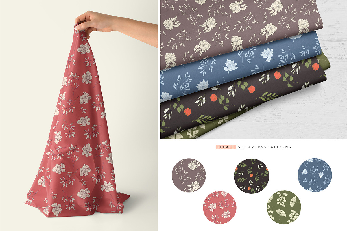 Botanical Alphabet & Monograms., a Decorative Illustration by Designwork (Photo 17 of 18)