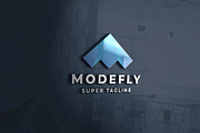Modefly Abstract Wing Logo, a Branding & Logo Template by Design_Planet (Thumbnail 2 of 2)