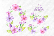 Sweet Floral Element DIY Pack, a Decorative Illustration by Ora (Thumbnail 4 of 4)