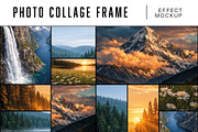 Photo Collage Frame Effect Mockup, a Layer Style Add-On by studiogstock (Thumbnail 2 of 2)