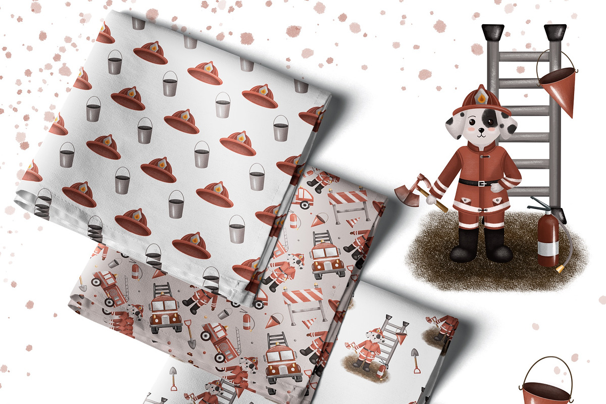 Fire station- children collection, an Animal Illustration by Linerisyart (Photo 12 of 15)