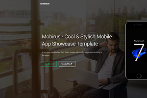 Mobirus - Landing Page Template