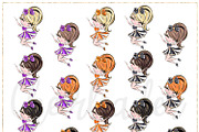 Cheerleader Hand Drawn Clipart, a Sport Illustration by Masha  Studio (Thumbnail 6 of 13)
