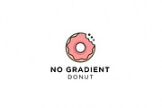 No Gradient Donut, a Branding & Logo Template by Logocreative (Thumbnail 1 of 2)