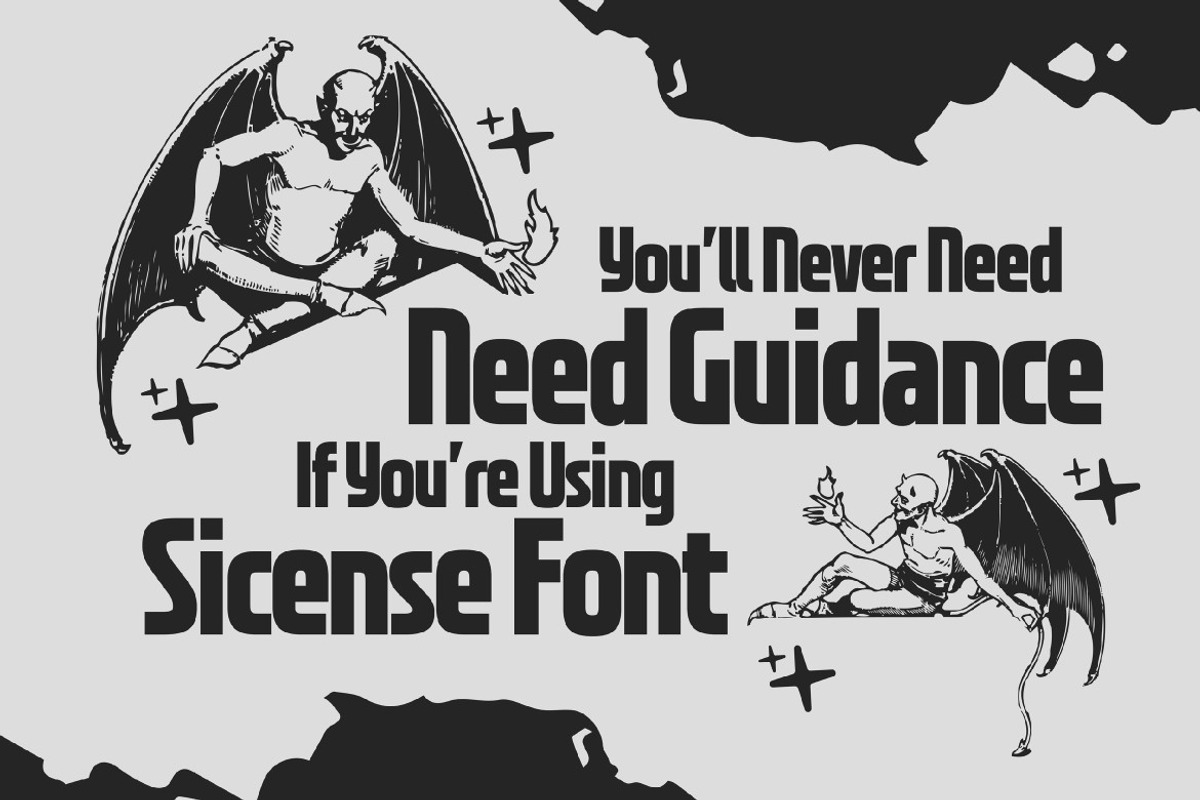 Sicense, a Sans Serif Font by graphicook (Photo 9 of 10)