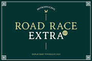 Road Race Extra Blur, a Serif Font by Craft Supply Co. (Thumbnail 1 of 8)
