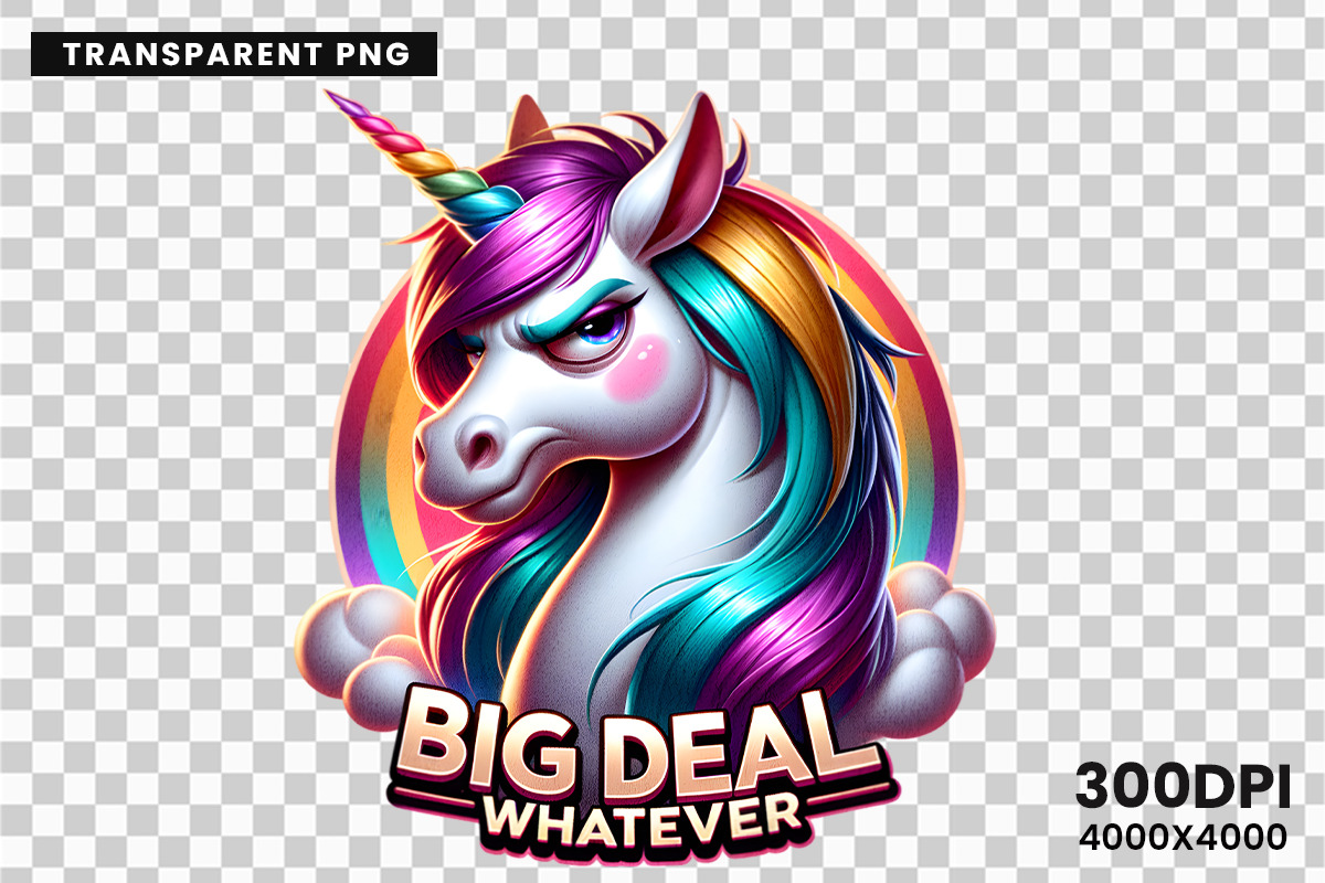 Sarcastic Grumpy Animals Clipart PNG, an Animal Illustration by Creative Arslan (Photo 9 of 9)