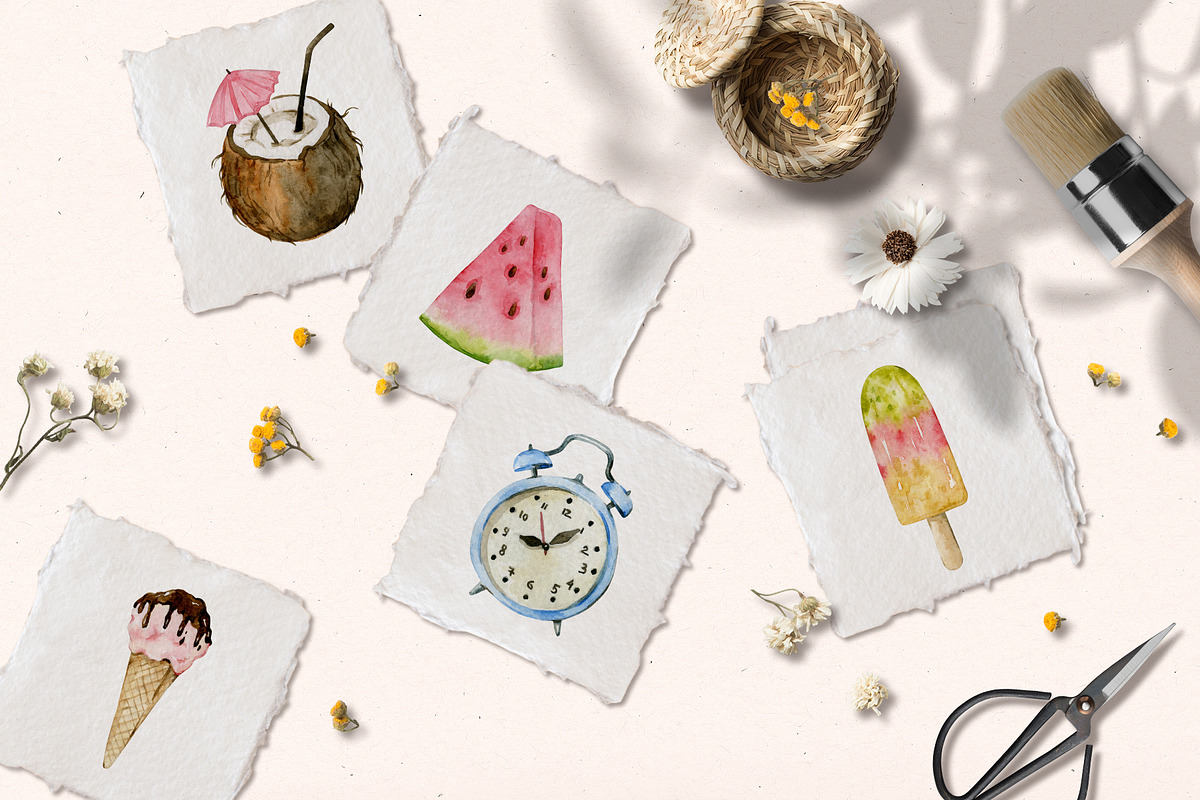 MIDSUMMER watercolor collection, a Person Illustration by long summer (Photo 10 of 15)