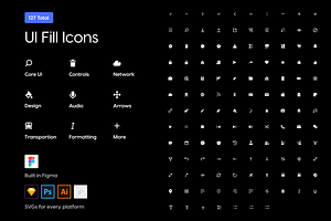 Icon Pack • UI Fill Icons