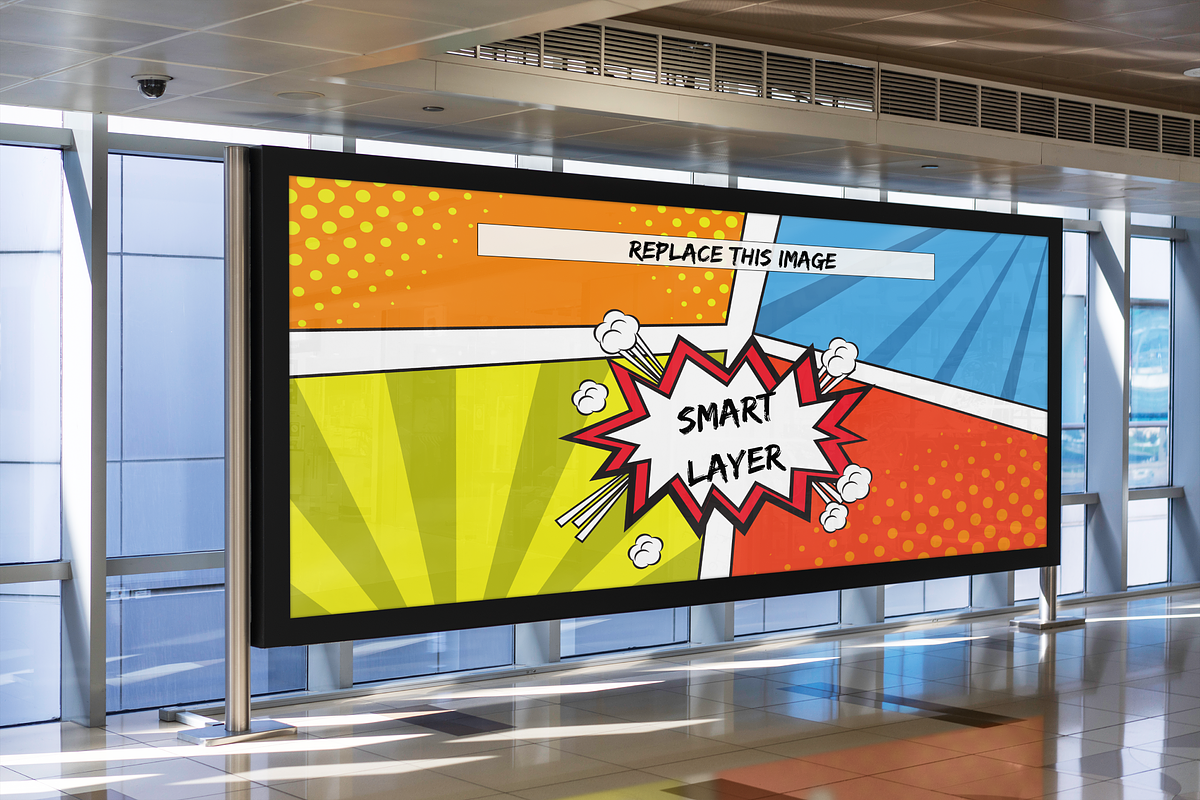 Digital Billboard Mockup, an Advertising Mockup by GearShift (Photo 2 of 3)
