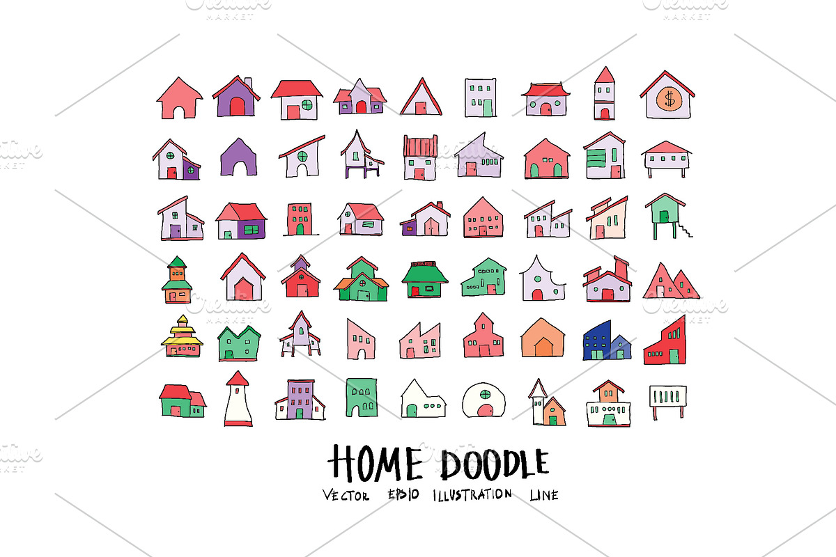 15151 in 1 Doodle Giant bundle, an Object Illustration by TKDoodle (Photo 37 of 144)