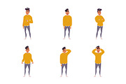 African American male Collection, an Illustration by VectorVision (Thumbnail 2 of 7)