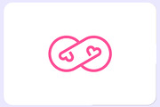 Infinite Love Logo Template, a Branding & Logo Template by Graplick (Thumbnail 1 of 3)