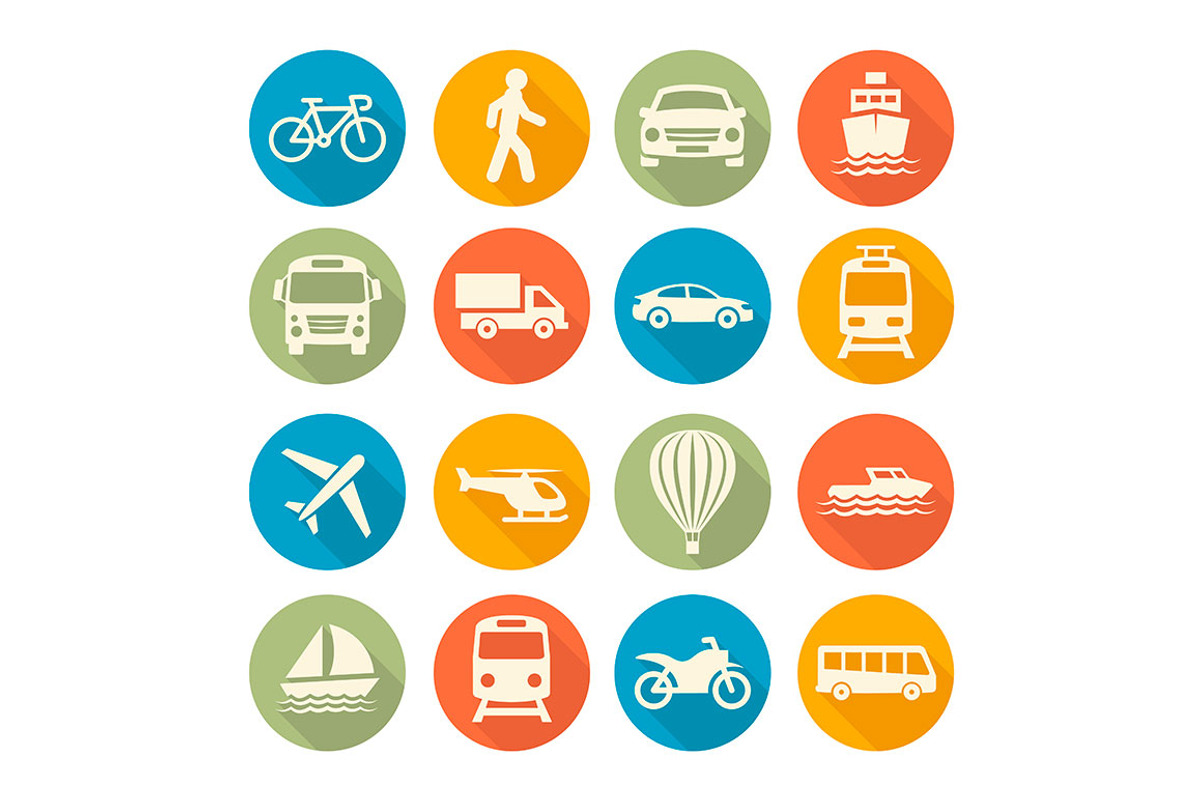 Transport icons, an Icon by IhorZigor