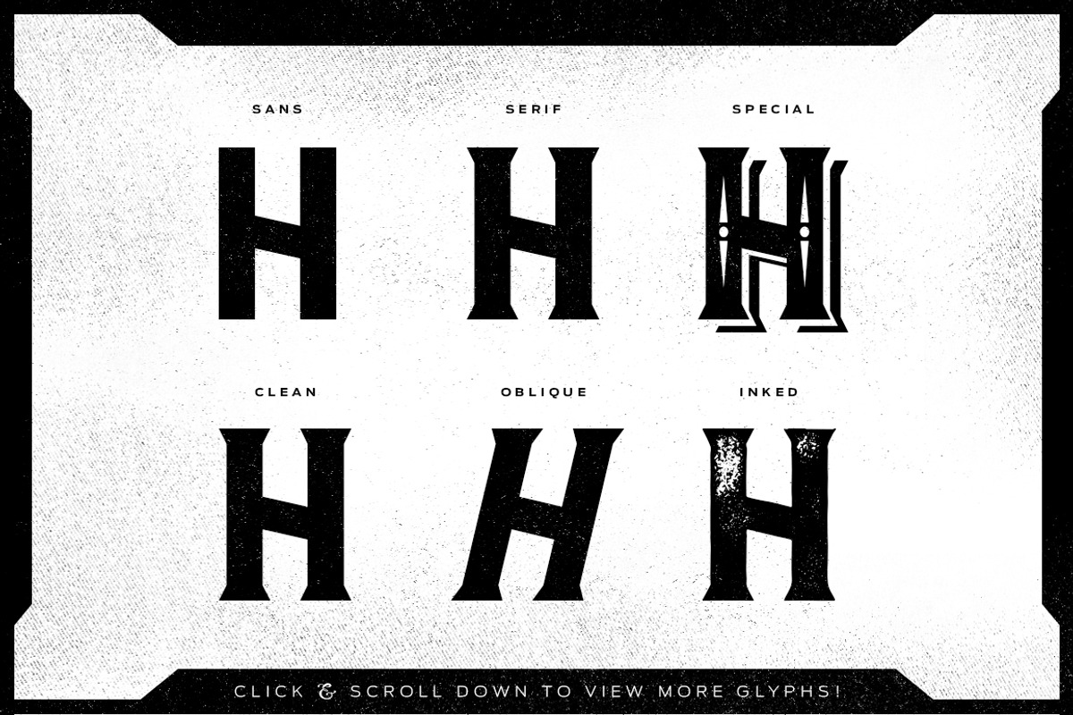 Drone Ranger Display Font preview 2