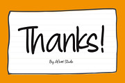This Notes - Handwritten Marker Note, a Handwritten Font by Afkari Studio (Thumbnail 13 of 13)