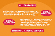 Chenile Deluxe, a Script Font by Littlehand (Thumbnail 8 of 9)