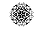 Black White Mandala Illustration Set, a Decorative Illustration by NJ Himel (Thumbnail 6 of 101)