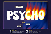 Twisted Halftone Text Effects, a Layer Style Add-On by Andrew Skoch Design (Thumbnail 2 of 9)