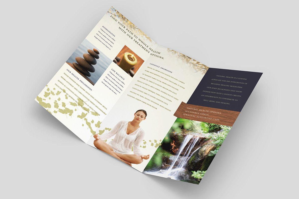 Health & Wellness Brochure Template, a Brochure Template by StockLayouts (Photo 2 of 4)