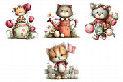 Whimsical Easter Cat Clipart, an Illustration by Daily.Designs (Thumbnail 7 of 8)