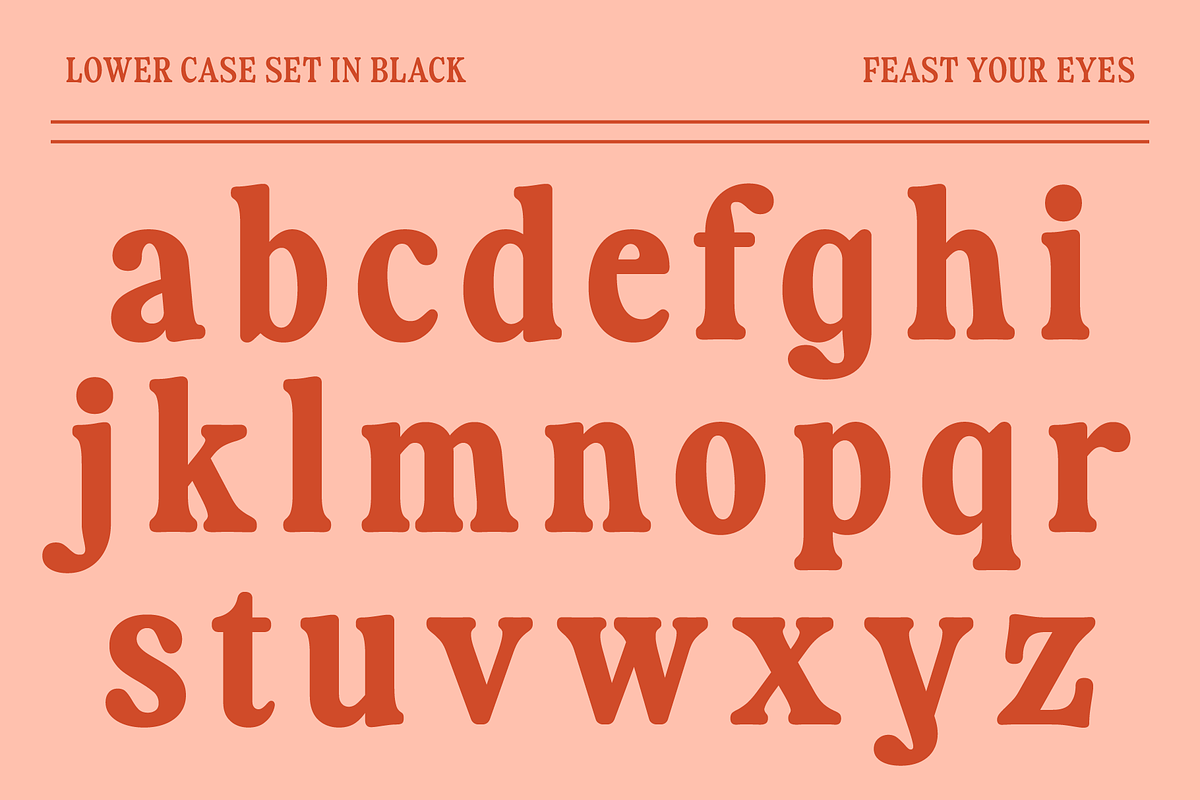 Fiyona Retro Variable Font, a Serif Font by That That Creative (Photo 15 of 24)