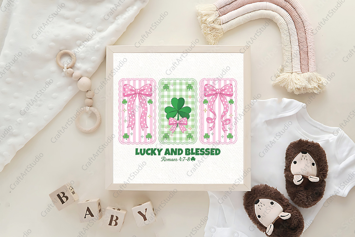 Retro Coquette St Patrick's Day PNG, an Illustration by CraftArtStudio (Photo 4 of 4)