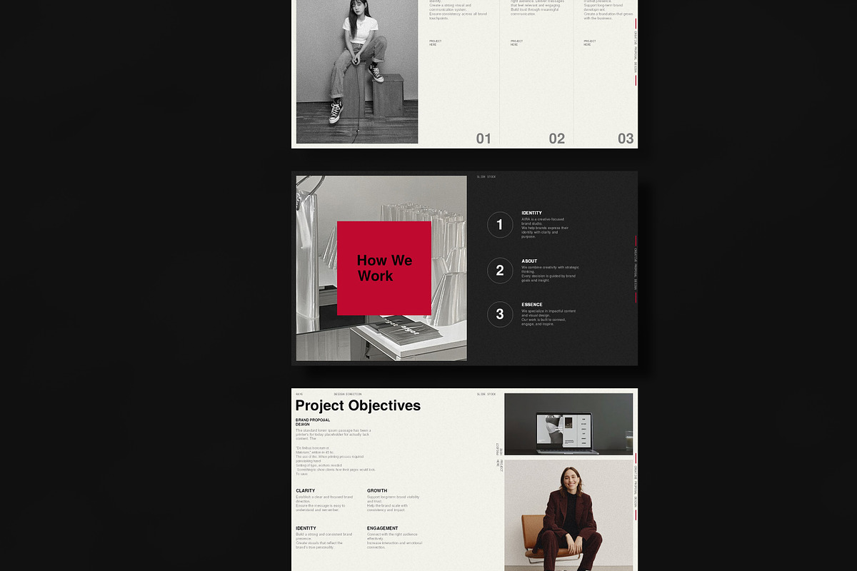 RAYE | Brand Proposal Template, a Presentation Template by slidestock55 (Photo 5 of 10)