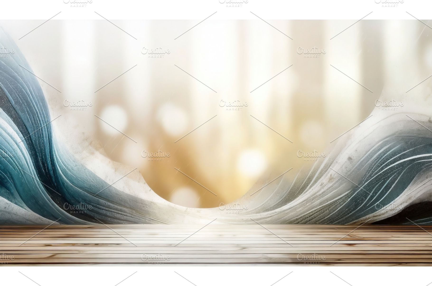 Artistic depiction of soft waves, an Abstract Photo by Igor Tichonow