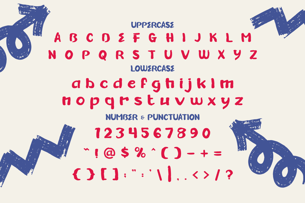 Doodle Mate Doodle Brush Font, a Font by PutraCetol Studio (Photo 5 of 5)
