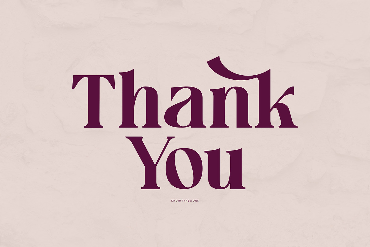 Bligk - Vintage Modern, a Serif Font by Khoir (Photo 15 of 15)