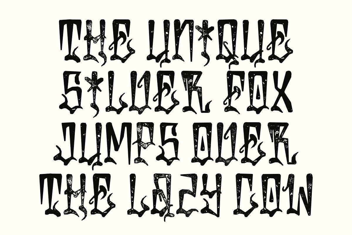 CS Corpse Stamp, a Sans Serif Font by Craft Supply Co. (Photo 6 of 8)